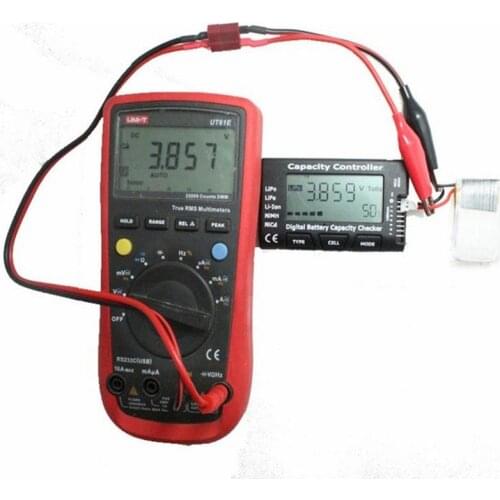 RC CellMeter 7 Digital Battery Capacity Checker For LiPo LiFe Li-ion Nicd NiMH Battery Voltage Tester Checking