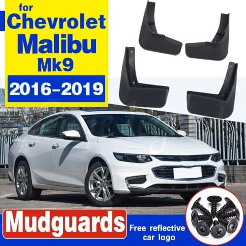 For Chevrolet Malibu 2016~2019 Mk9 Front Rear Car Mudflap Fender Mudguards Mud Flaps Guard Splash Flap Accessories 2017 2018