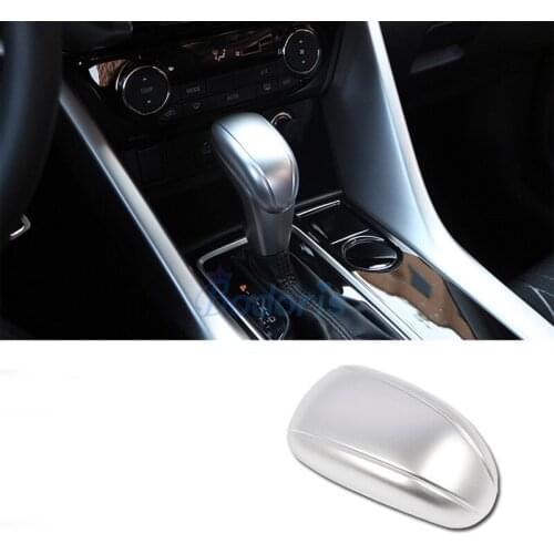 For Mitsubishi Eclipse Cross 2018 2019 2020 Car Gear Head Shift Knob Cover Gear Shift Handle Trim Sticker Auto Car Accessories