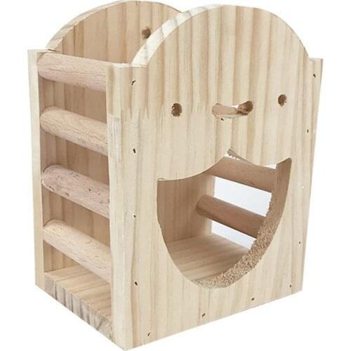 Dorakitten 1pc Rabbit Hay Feeder Wooden Cute Shape Bunny Hay Manger Rabbit Hay Rack For Cage Pet Supplies Pet Accessories