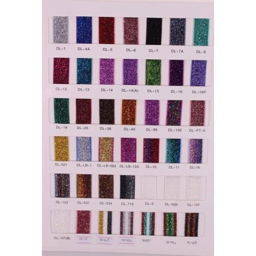 5/8 '' 16mm frosted glitter elastic for hair tie, 150 yards for one color, please note the color NO. when you place the order