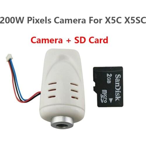 200W HD Camera + 2GB SD Card for RC Drone Quadcopter Syma X5C X5SC Camera Spare Part Drone Accessory