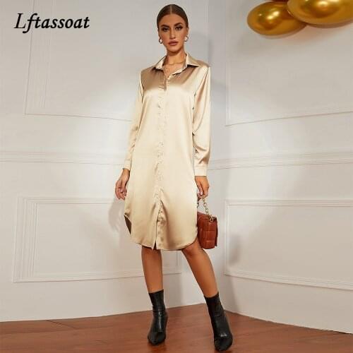 Lftassoat Fashionable Shirt Dresses