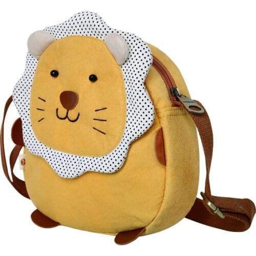 Cute Bag Women Cartoon Lion Sling Bag Diagonal Crossbody Shoulder Bag Girl Heart Fashion Small Messenger Bags Purses