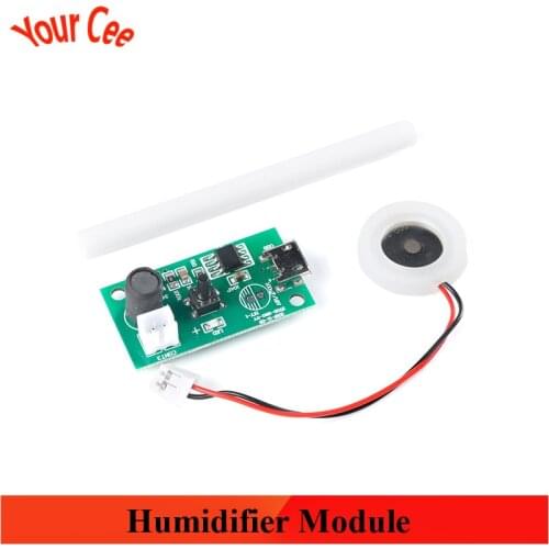 Humidifier Module USB Spray Module Ultrasonic Mist Maker Fogger Transducer Atomizer Accessories Humidifier Rubber Gasket DIY Kit