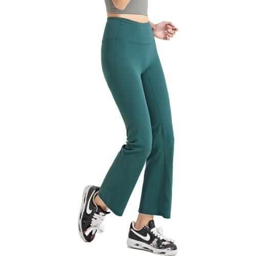 New Loose Sports Pants Flared Trousers Elastic High Waist Yoga Wide Leg Workout Women Dancing Fitness Gym Running Sweatpants