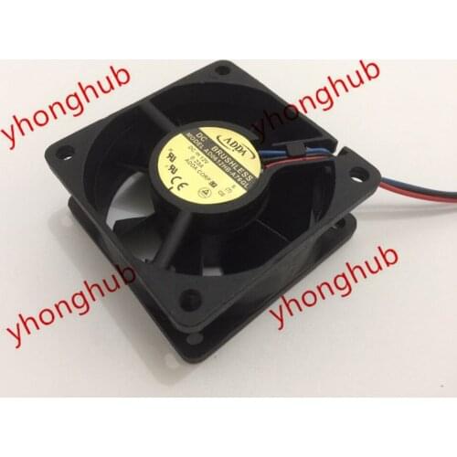 ADDA AD0612HB-A76GL Server Cooling Fan DC 12V 0.23A 60x60x25mm 3-wire