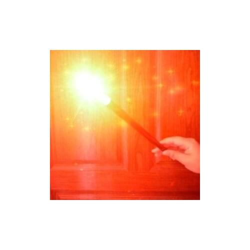 Super Flash Wand - Red Light - Magic Trick,Fun Close Up,Mentalism,Stage Magic Props,Accessories,Gimmick,Magician Wand