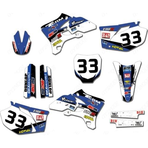 Motocross Personalised Stickers GRAPHICS Decos Kits for Yamaha YZ250F YZ450F YZF250 YZF450 2003 2004 2005 for Yamaha 250 450 YZF