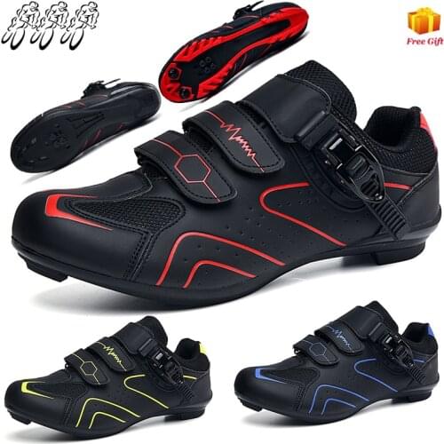 Professional Road Cycling Shoes Men SPD Self-Locking Cycling Shoes Outdoor Sports Shoes MTB Cycling Shoes Mountain Cycling Shoes