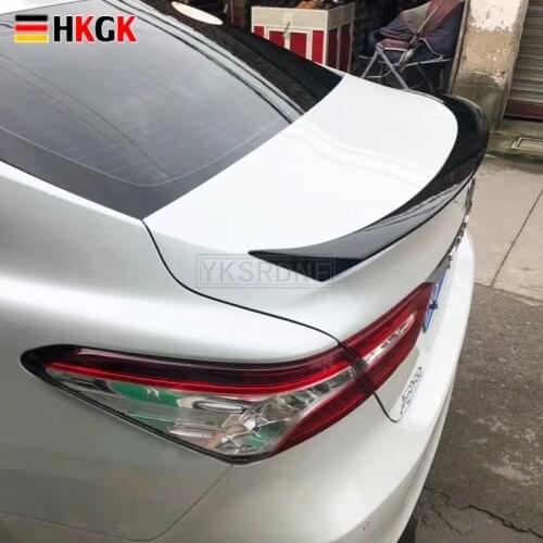 For Toyota Camry Spoiler High Quality ABS Material Car Rear Wing Primer Color Rear Spoiler for Toyota Camry Spoiler 2018