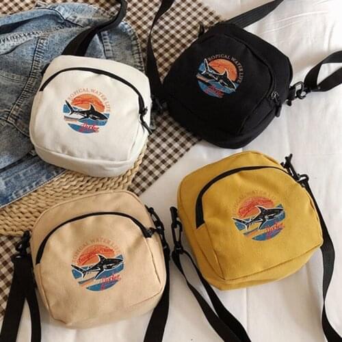 Mini Womens Bag Canvas Handbags Small Cloth Shoulder Crossbody Bags for Women 2021 Ladies Purse Phone Canvas Bag Reusable Nylon