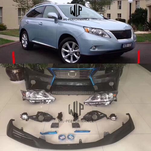 High quality FRP Unpainted material Front bumper Car Styling Fit For Lexus RX270 350 Car body Kit 09-12
