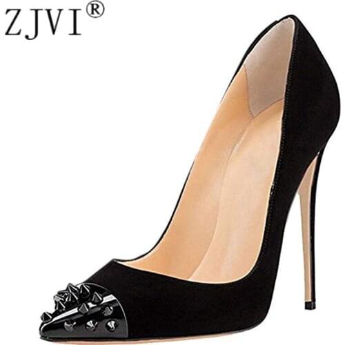 ZJVI Suede Pumps