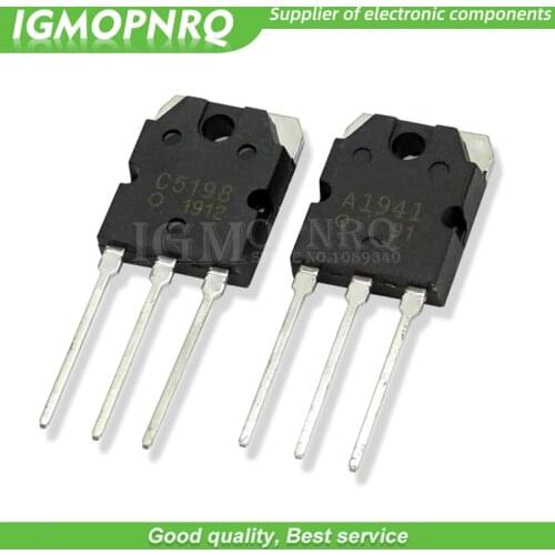 4PCS 2SA1941 2SC5198 2pcs A1941 + 2pcs C5198 TO-3P audio dedicated amplifier for the tube New Original