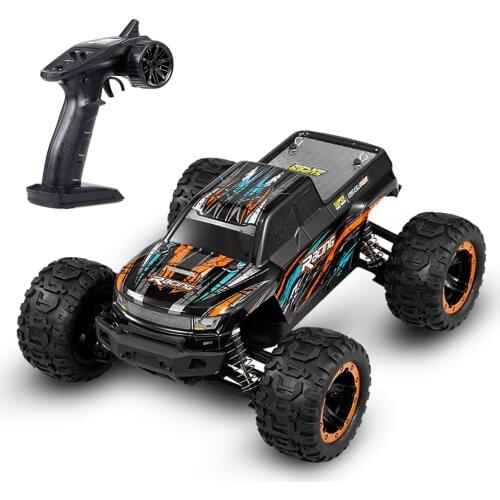 Linxtech 16889 1/16 30km/h 4WD RC Car Big Foot 2.4G High Speed Car Toy Remote Control Car for Adult Kids Orange