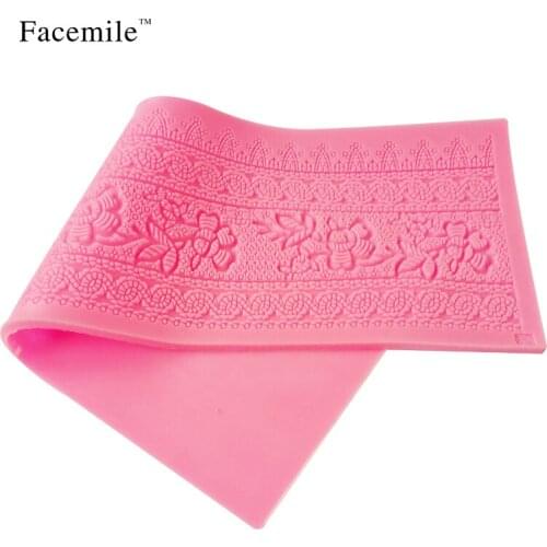 Big Love 3D Silicone Mold Fondant Lace Mould Cookware Cake Decorating Tools