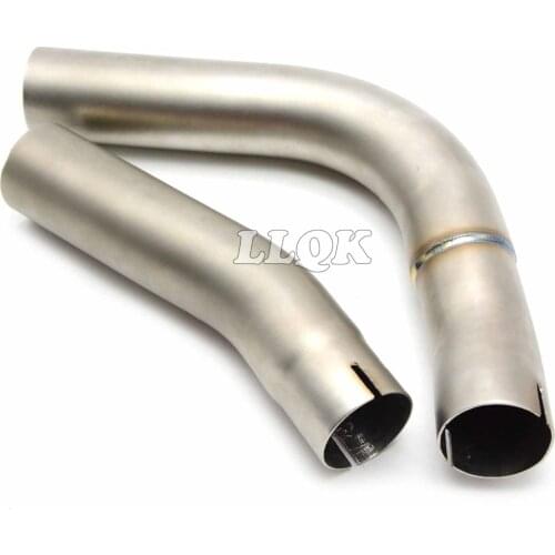 Motorcycle middle of the exhaust pipe muffler exhaust pipefor YAMAHA YZF-R1 YZF R1 2009 2010 2011 2012 2013 2014