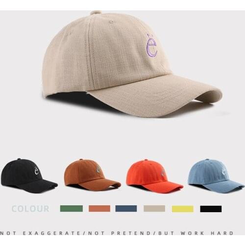 Cotton Letter R Baseball Cap for Men and Women Embroidered Hat 2021 Summer Sun Caps Casual Snapback Hats Unisex hip-hop cap