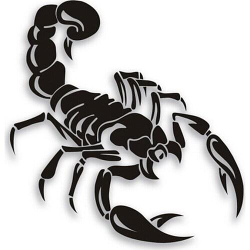 Personality Scorpion Car Sticker Waterproof Decal Laptop Truck Motorcycle Auto Accessories Decoration PVC,29cm*24cm