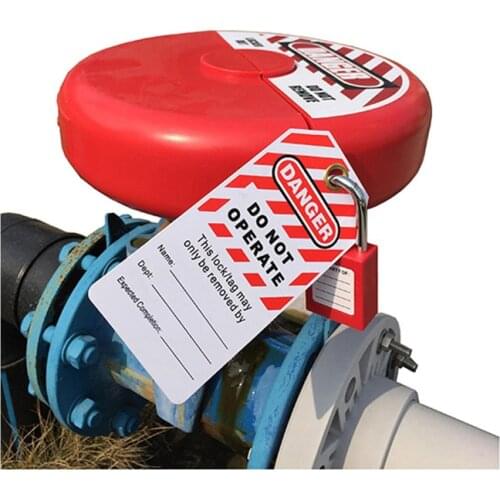 Lockey Universal Small to Large Customized Gate Valve Loto Lock Lockout Tagout