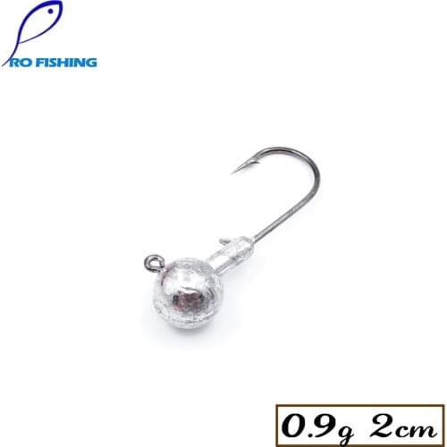 Micro Jig Rock Fishing 0.9g 2cm 15pcs Fishing Hooks Jig Head Barbed Hooks Jigging Ice Winter Carp Fishing Accessories