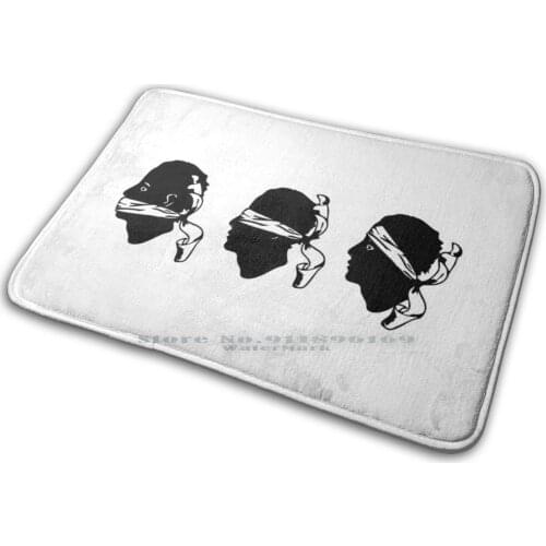 Omerta Corsica Mat Rug Carpet Anti-Slip Bedroom Entrance Door Mat Omerta Corsica Silence Law Mafia See Hear Talk Say No Evil