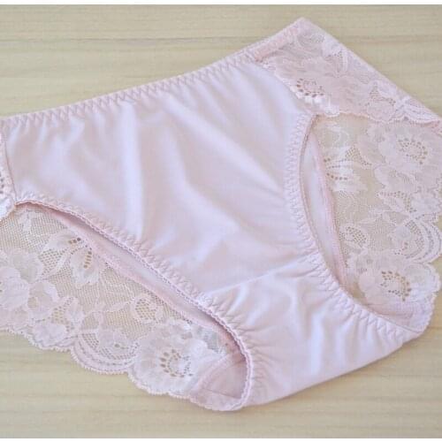3pcs/Pack Sexy Women Panties Pink Underwear Lace Panties Good Quality MId-waist Sexy Underpants Women Briefs Grey