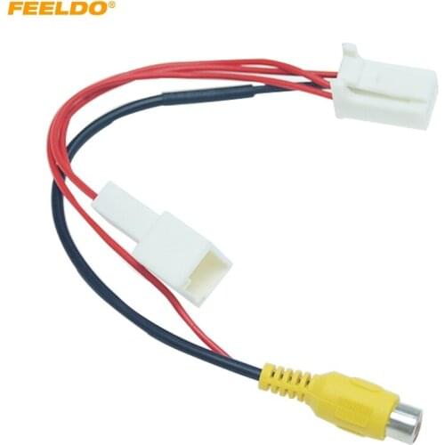 FEELDO Car Parking Rear Camera Video Converter Cable Adapter For Junpai D60 Car Camera Reversing Wire #HQ6107