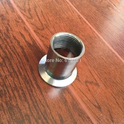 1" DN25 Sanitary Female BSPP Threaded Pipe Fitting Fits TRI CLAMP (OD 50.5mm) SS304