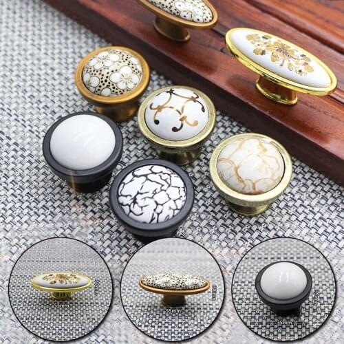 1PC Vintage Single Hole Cabinet Knob Wardrobe Drawer Pulls Door Handle With Screw High Quality Home Decoration