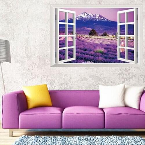 3D Happy fun wall stickers three-dimensional Household adornment wall stickers Creative wall stickers simulation window 9168003