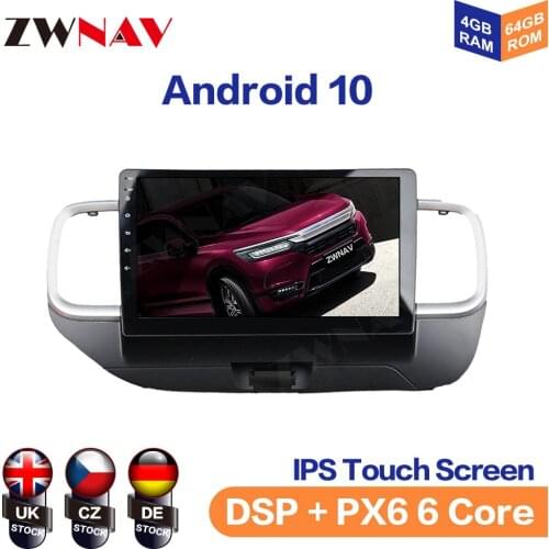 Android 10 Auto Radio Recorder Car GPS Navigation For Hyundai Venue 2018-2020 Head Unit Multimedia Player PX6/PX5 NO DVD Player