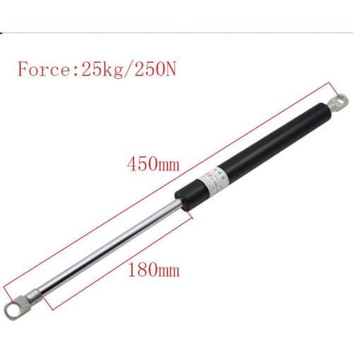 Free shipping 450mm central distance, 180 mm stroke, pneumatic Auto Gas Spring, Lift Prop Gas Spring Damper