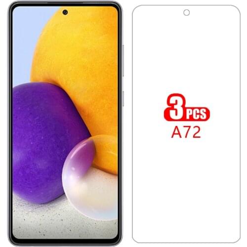 Case for samsung a72 5g 4g cover screen protector tempered glass on samsun galaxy a 72 72a protective phone coque bag samsunga72