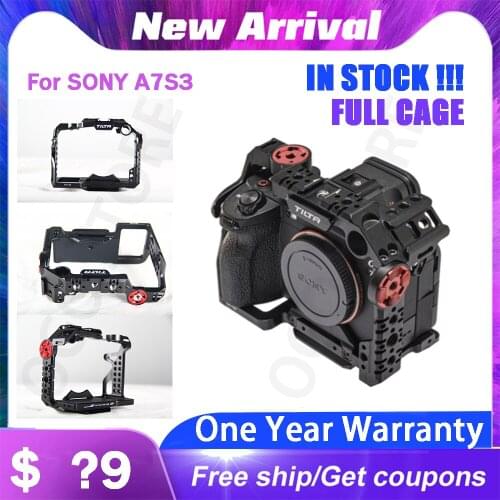 In stock TILTA SONY A7S3 Camera Full Cage Half Cage Basic Lightweight Professional Set-Black in stock soon