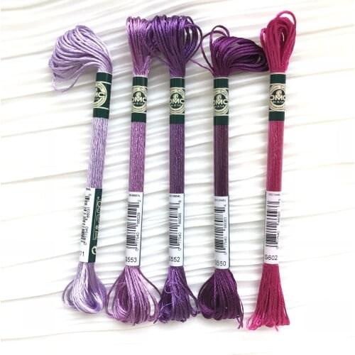 France original imported DMC silk light French embroidery 1008F 5 colors