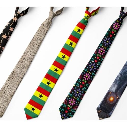Casual Slim Men Ties 2020 Neckties Party Wedding Ties For Men 8 cm Polyester ties Accessories Daily Wear Wedding Neck Tie Cravat