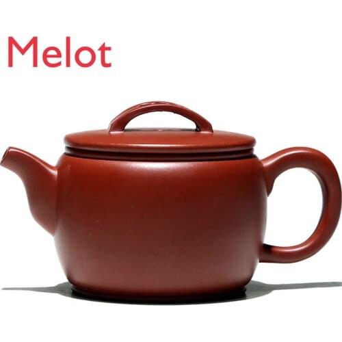 Yixing Household Purple Clay Pot Li Xiaolu Pure Handmade Teapot Red Robe Han Tile Pot 200cc