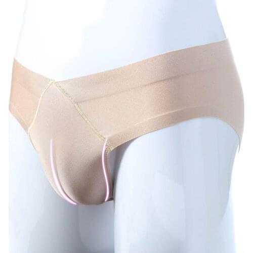 Men Hiding Gaff Panties Crossdresser Transgender Shaping Fake Vagina Camel Toe Briefs Drag false Yin camel