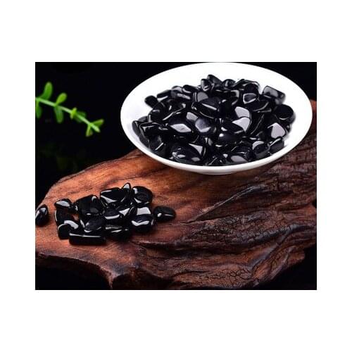 200g Natural obsidian Chakra Tumbled Stone Gemstone Rock Mineral Crystal polish Healing meditation for feng shui decortion