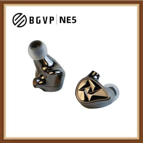 BGVP NE5 2BA+DD+2EST IEMs Tribrid Sonion Knowles 3D In Ear Redefining HiFi Music Monitor Audiophile Musician MMCX CNC Earphones