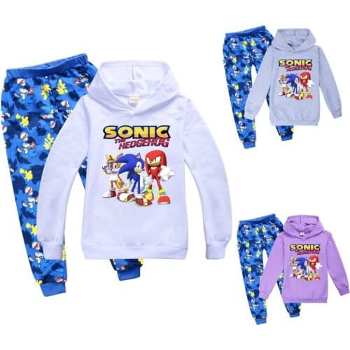 Toddler Girl Pajamas Baby Girl Clothes Boutique Outfits Hedgehog Baby Boy Clothes Set Teenage Hoodies Pants Suit Yongth Tshirt