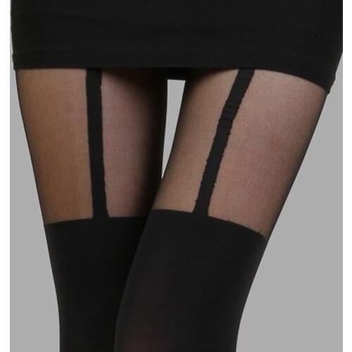 Sexy Women Black Fishnet Pantyhose Tights Summer Nylon Patchwork Lingerie Women Girls Nightclub Sexy Mesh Thigh High Stockings