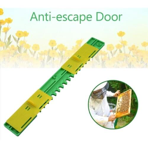 Plastic Slide Type Beehive Door Bee Anti-escape Door Burglar Alarm Entrance Gate Anti-escape Door Beekeeper Tool