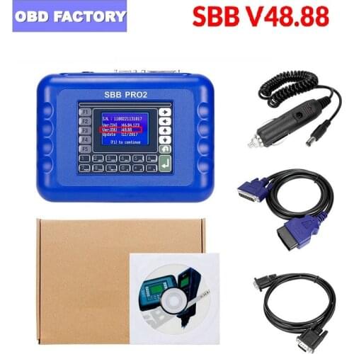SBB V48.88 SBB Pro2 Key Programmer SBB Key Maker Transponder for Multi-Brand Cars SBB Auto Key Programmer