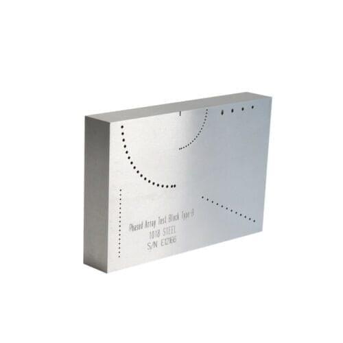 Phased Array B type ultraonic test block calibration Block according ASTM E2491 304 stainless steel 304 stainless steel