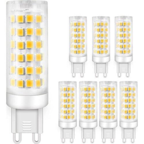 8pcs/lot G9 LED Lamp 7W 9W 12W 15W 18W Corn Bulb AC 220V SMD 2835 Lampada LED light 360 degrees Replace Halogen Lamp