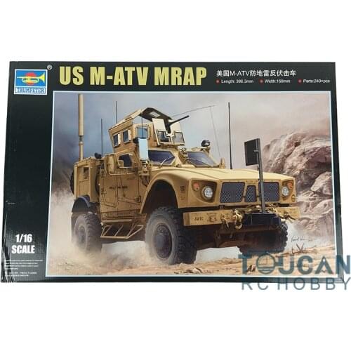 Trumpeter 00930 1/16 Anti-Tank Mine Armored Vehicle MRAP Car Model Plastic Kit TH05581-SMT6