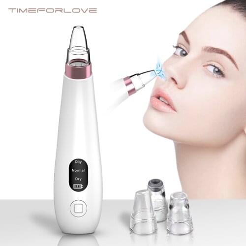 Usb Rechargeable Blackhead Remover Deep Cleaning Facial Cleaner Electric Face Pore Cleaner Extractor Blackhead Skin Care Tool